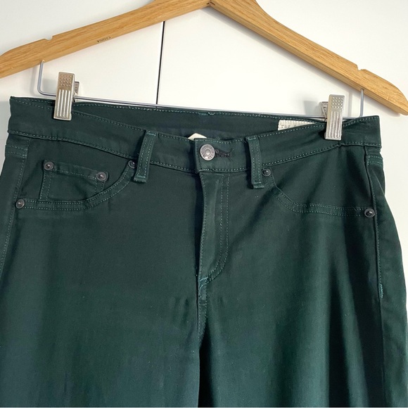 Rag & Bone Dark Green Scarab The Twill Legging Skinny Jeans Size 29 EUC - Picture 6 of 13